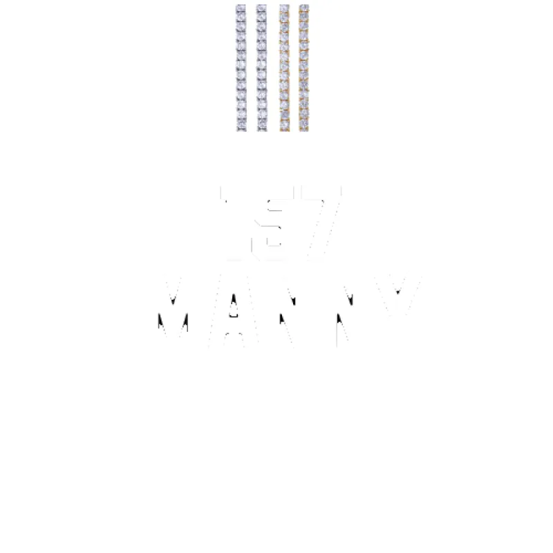 Custom Letters Baguette Two Layer Necklace made by The GUU Shop