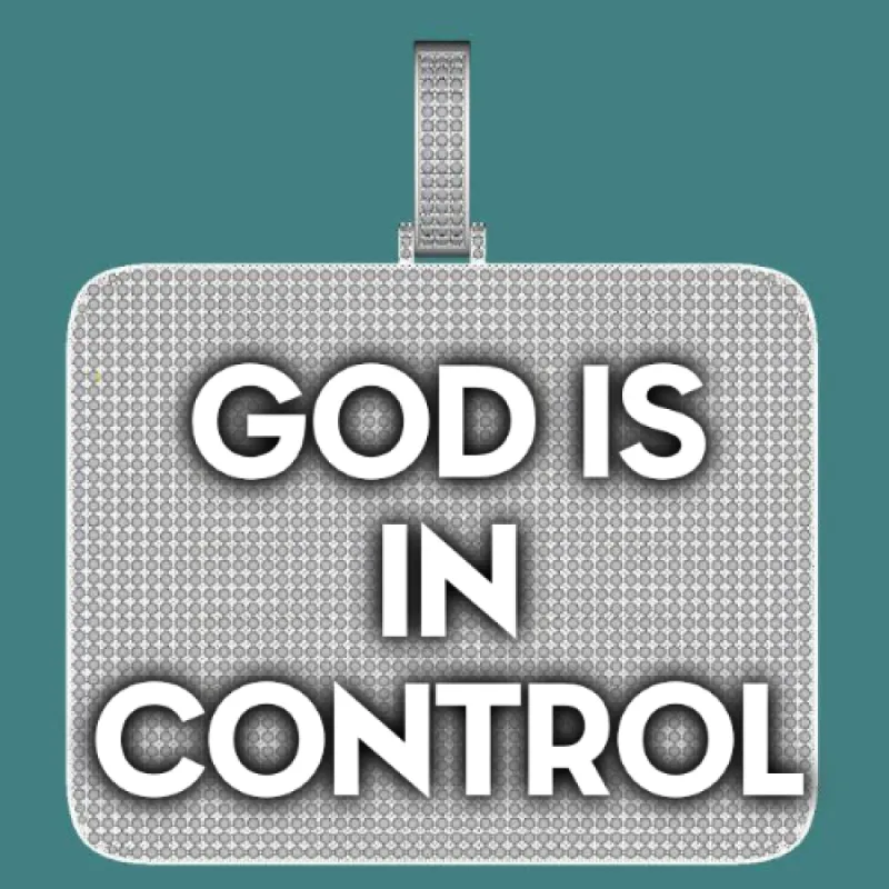 CUSTOM LETTER NECKLACE 3D BIG SQUARE sold by The GUU Shop