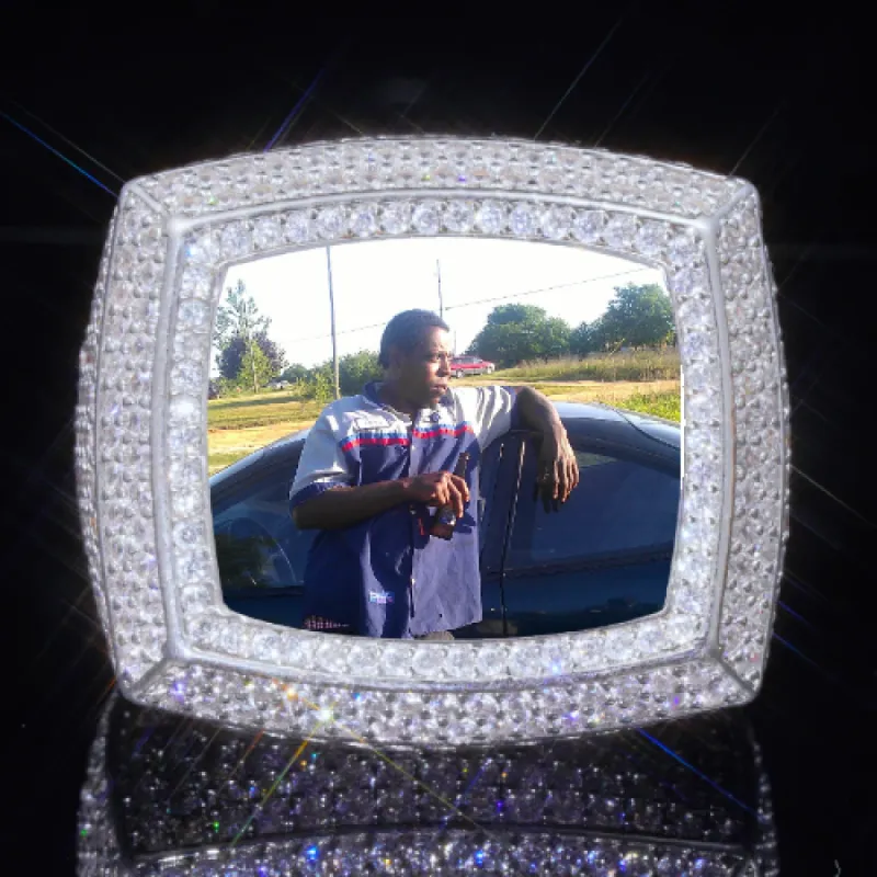 3D CUSTOM PICTURE ICED RING sold by The GUU Shop