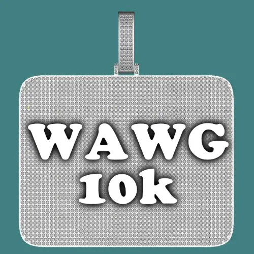 CUSTOM LETTER NECKLACE 3D BIG SQUARE sold by The GUU Shop