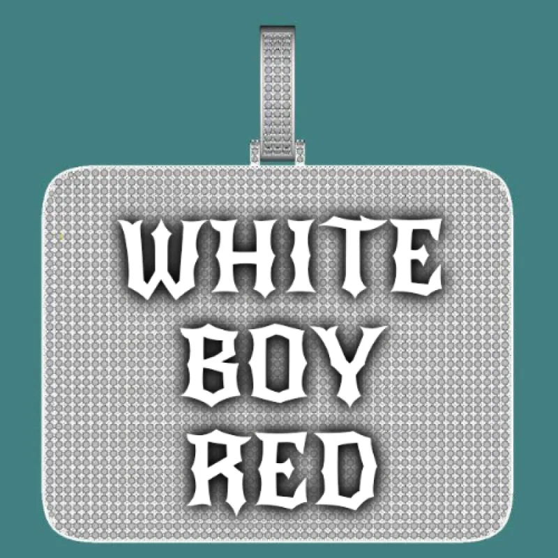 CUSTOM LETTER NECKLACE 3D BIG SQUARE sold by The GUU Shop