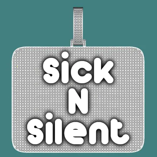 CUSTOM LETTER NECKLACE 3D BIG SQUARE sold by The GUU Shop