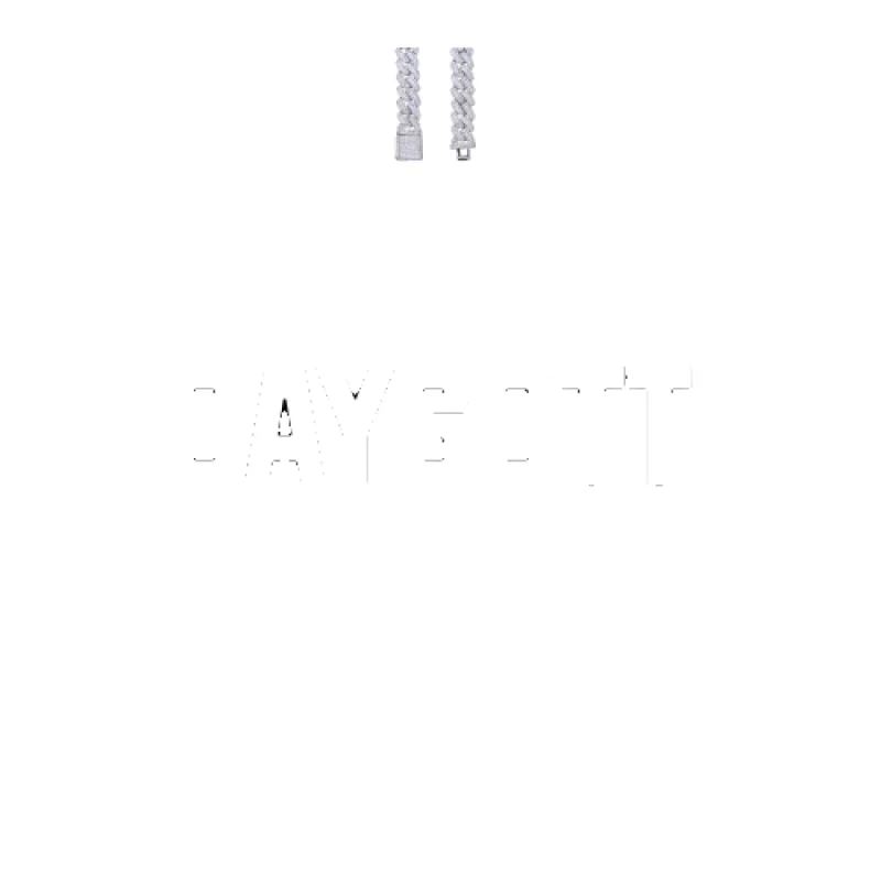 Custom Letters Baguette Two Layer Necklace made by The GUU Shop