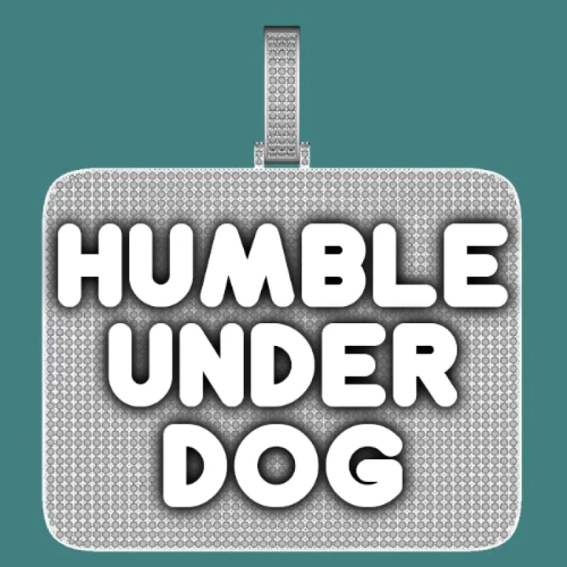 CUSTOM LETTER NECKLACE 3D BIG SQUARE sold by The GUU Shop