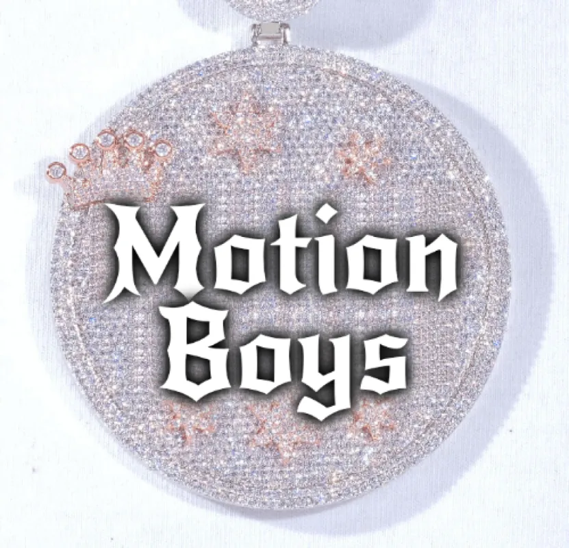 CUSTOM LETTER NECKLACE 3D BIG CROWN DISC made by The GUU Shop