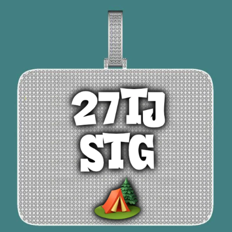 CUSTOM LETTER NECKLACE 3D BIG SQUARE sold by The GUU Shop