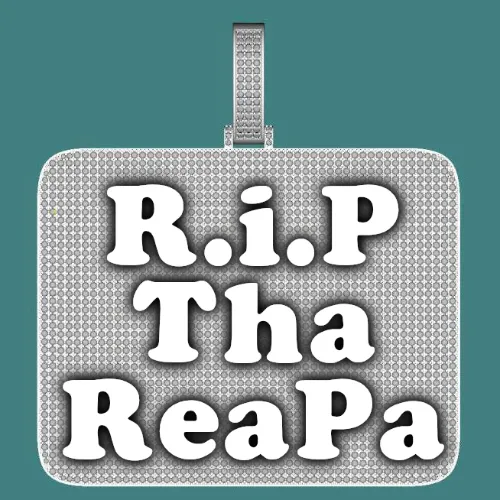 CUSTOM LETTER NECKLACE 3D BIG SQUARE sold by The GUU Shop