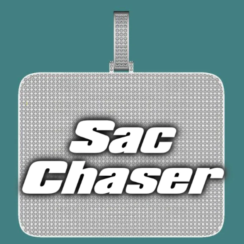 CUSTOM LETTER NECKLACE 3D BIG SQUARE sold by The GUU Shop