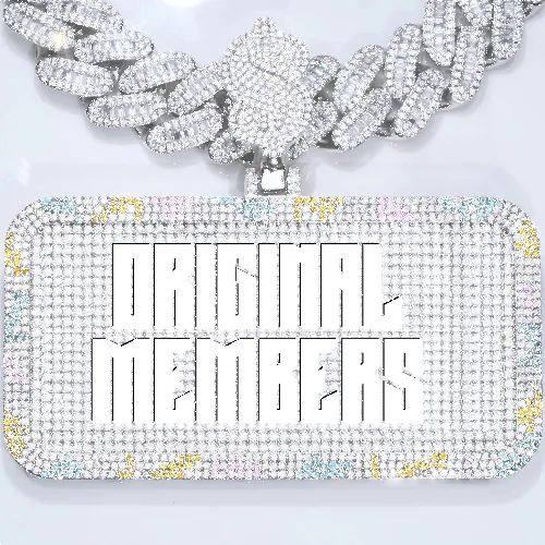 CUSTOM LETTER NECKLACE 3D COLORFUL SQUARE sold by The GUU Shop