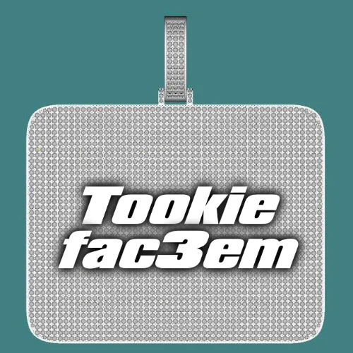 CUSTOM LETTER NECKLACE 3D BIG SQUARE sold by The GUU Shop