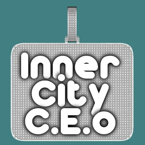 CUSTOM LETTER NECKLACE 3D BIG SQUARE sold by The GUU Shop