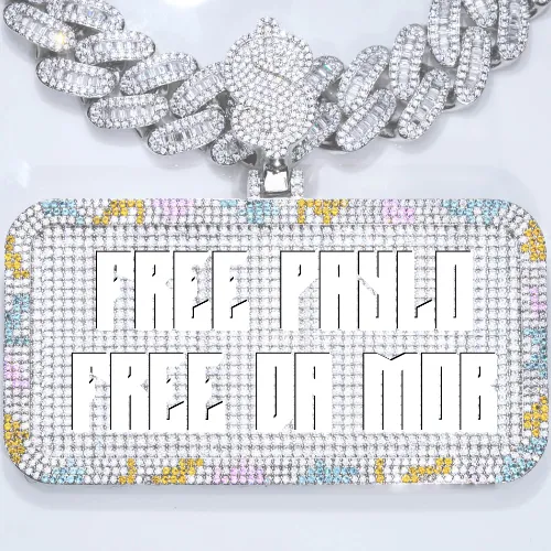 CUSTOM LETTER NECKLACE 3D COLORFUL SQUARE sold by The GUU Shop