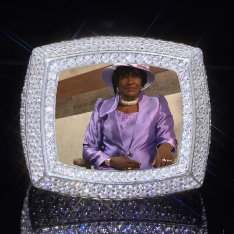 3D CUSTOM PICTURE ICED RING sold by The GUU Shop