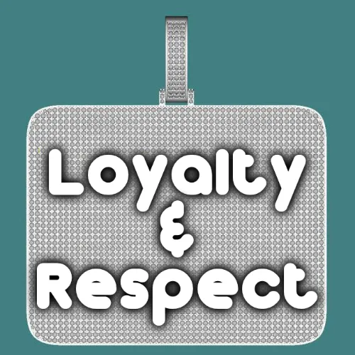 CUSTOM LETTER NECKLACE 3D BIG SQUARE sold by The GUU Shop