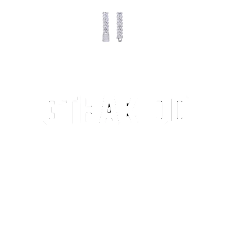 Custom Letters Baguette Two Layer Necklace made by The GUU Shop