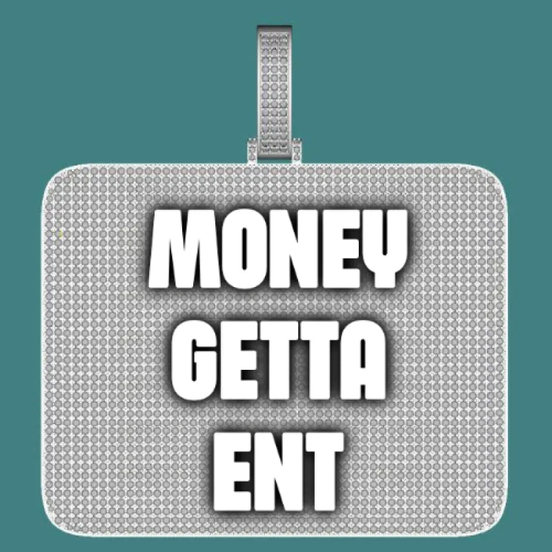 CUSTOM LETTER NECKLACE 3D BIG SQUARE sold by The GUU Shop