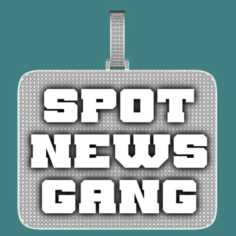 CUSTOM LETTER NECKLACE 3D BIG SQUARE sold by The GUU Shop