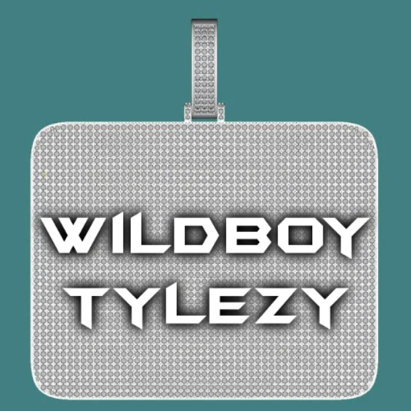 CUSTOM LETTER NECKLACE 3D BIG SQUARE sold by The GUU Shop