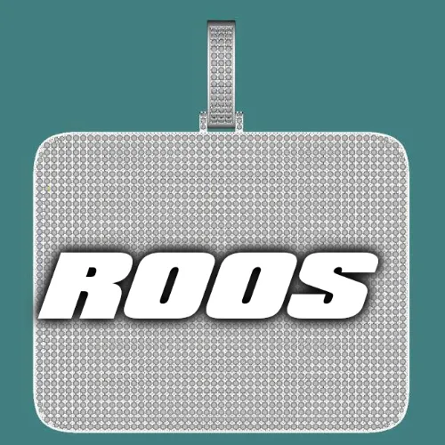 CUSTOM LETTER NECKLACE 3D BIG SQUARE sold by The GUU Shop