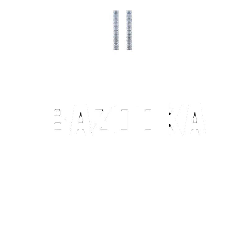 Custom Letters Baguette Two Layer Necklace made by The GUU Shop