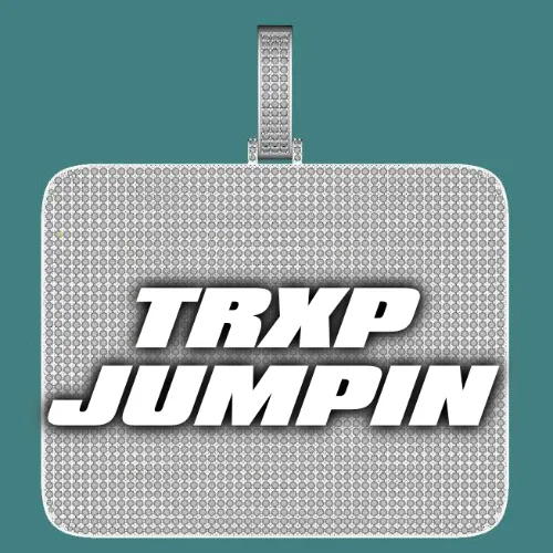 CUSTOM LETTER NECKLACE 3D BIG SQUARE sold by The GUU Shop