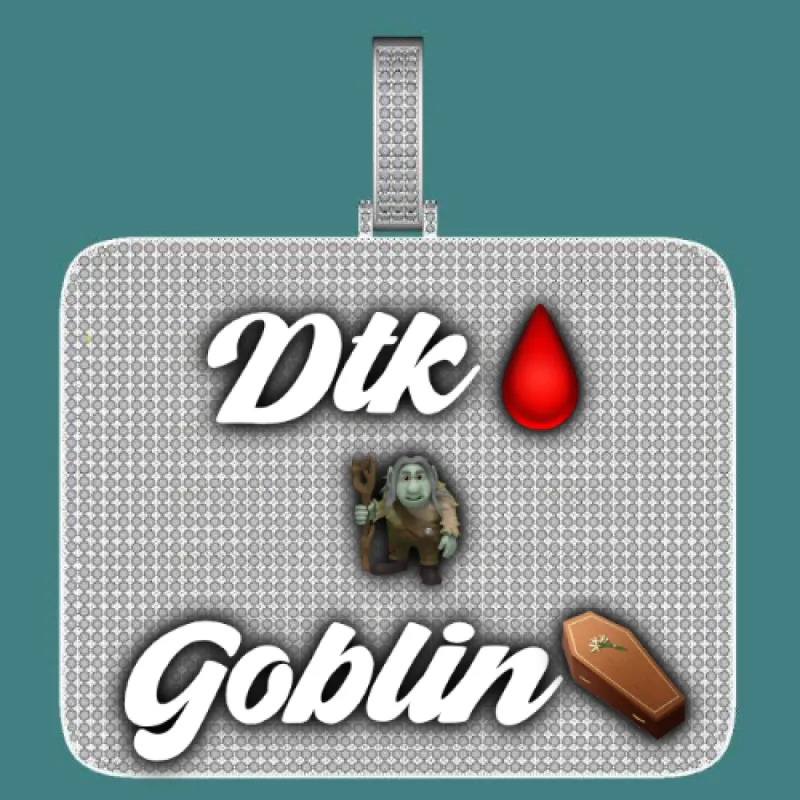 CUSTOM LETTER NECKLACE 3D BIG SQUARE sold by The GUU Shop