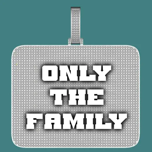 CUSTOM LETTER NECKLACE 3D BIG SQUARE sold by The GUU Shop