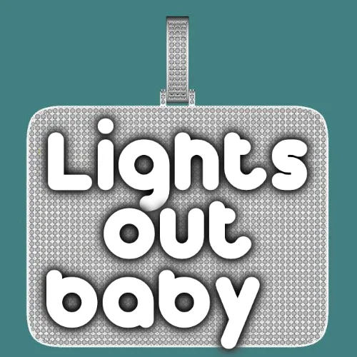 CUSTOM LETTER NECKLACE 3D BIG SQUARE sold by The GUU Shop