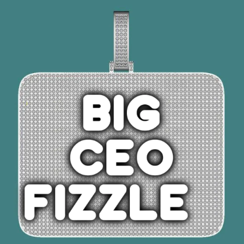 CUSTOM LETTER NECKLACE 3D BIG SQUARE sold by The GUU Shop