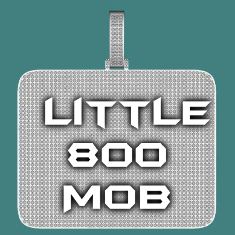 CUSTOM LETTER NECKLACE 3D BIG SQUARE sold by The GUU Shop