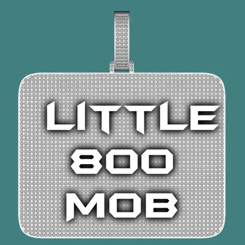 CUSTOM LETTER NECKLACE 3D BIG SQUARE sold by The GUU Shop