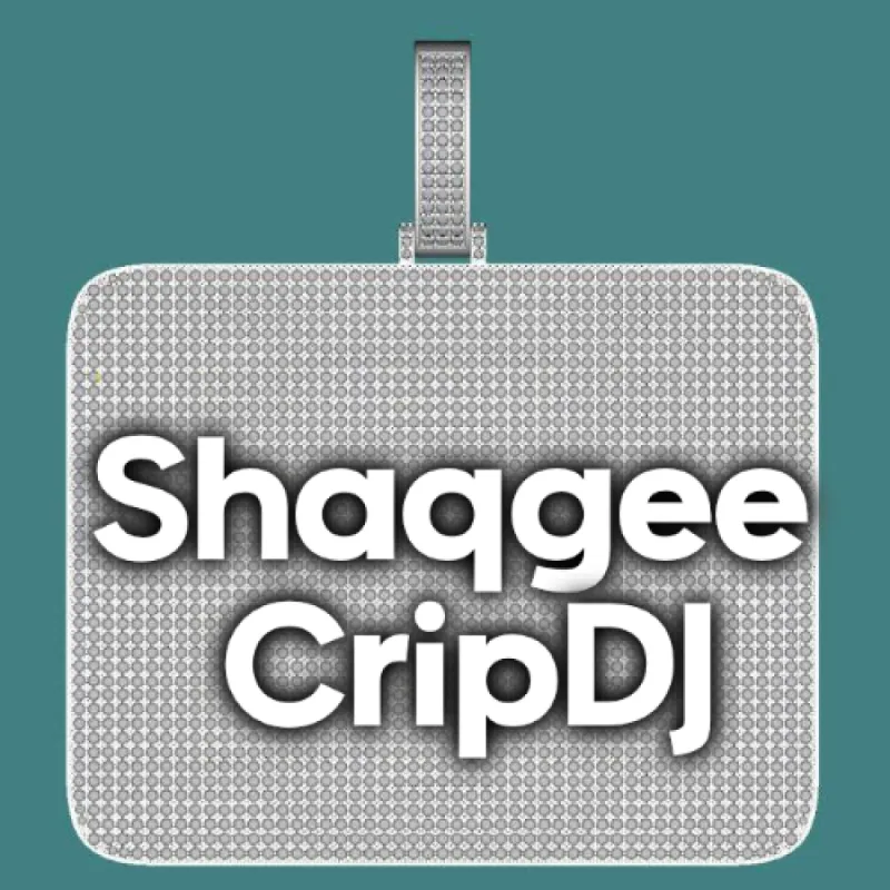 CUSTOM LETTER NECKLACE 3D BIG SQUARE sold by The GUU Shop