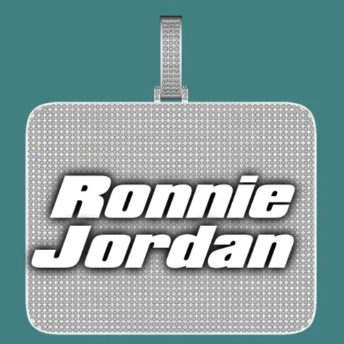 CUSTOM LETTER NECKLACE 3D BIG SQUARE sold by The GUU Shop