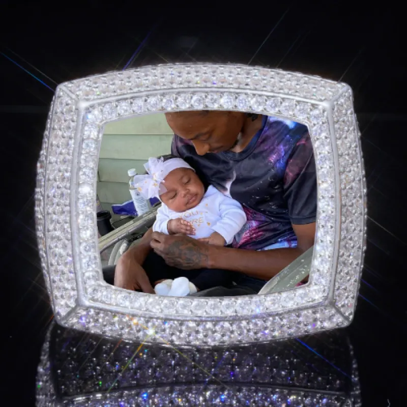 3D CUSTOM PICTURE ICED RING sold by The GUU Shop