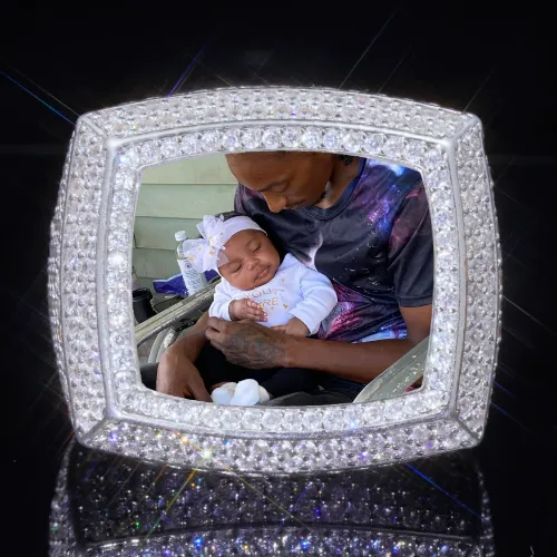 3D CUSTOM PICTURE ICED RING sold by The GUU Shop