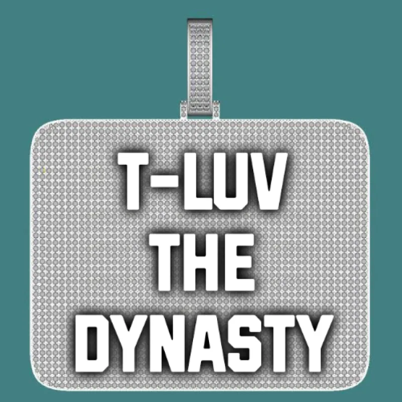 CUSTOM LETTER NECKLACE 3D BIG SQUARE sold by The GUU Shop