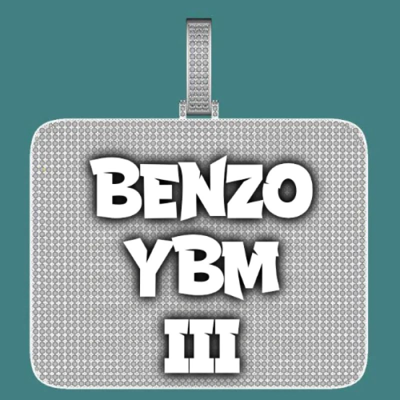 CUSTOM LETTER NECKLACE 3D BIG SQUARE sold by The GUU Shop