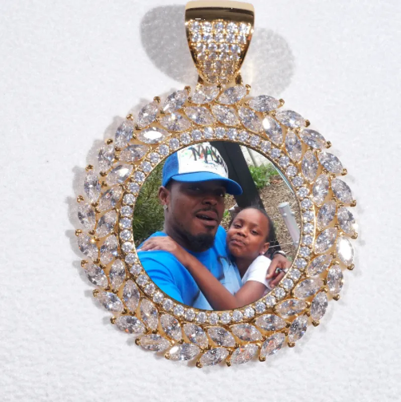 Large 3D Wheat Ear Custom Picture Pendant made by The GUU Shop
