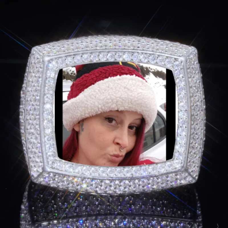 3D CUSTOM PICTURE ICED RING sold by The GUU Shop