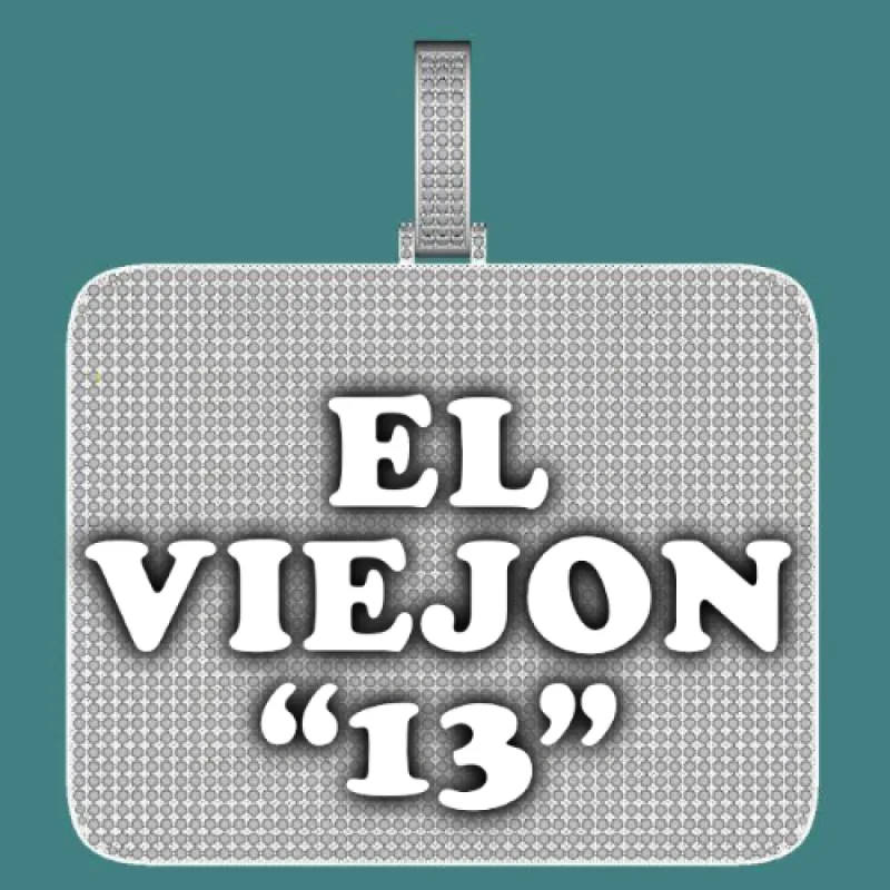 CUSTOM LETTER NECKLACE 3D BIG SQUARE sold by The GUU Shop