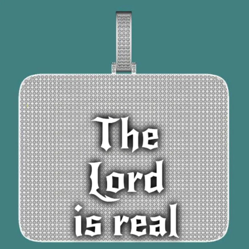 CUSTOM LETTER NECKLACE 3D BIG SQUARE made by The GUU Shop