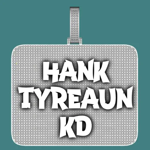 CUSTOM LETTER NECKLACE 3D BIG SQUARE sold by The GUU Shop