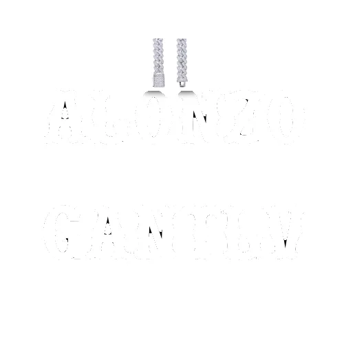 Custom Letters Freibeuter Font Necklace sold by The GUU Shop