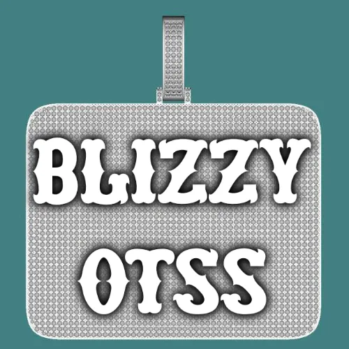 CUSTOM LETTER NECKLACE 3D BIG SQUARE sold by The GUU Shop