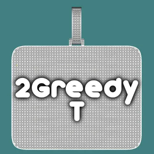 CUSTOM LETTER NECKLACE 3D BIG SQUARE sold by The GUU Shop