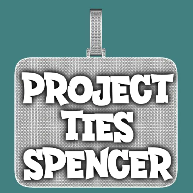 CUSTOM LETTER NECKLACE 3D BIG SQUARE sold by The GUU Shop