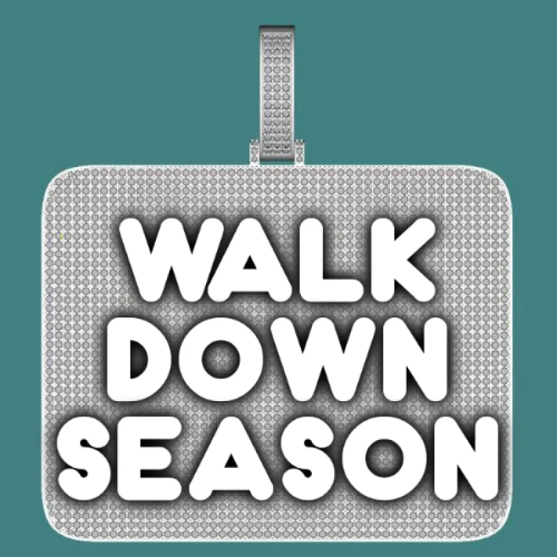 CUSTOM LETTER NECKLACE 3D BIG SQUARE sold by The GUU Shop