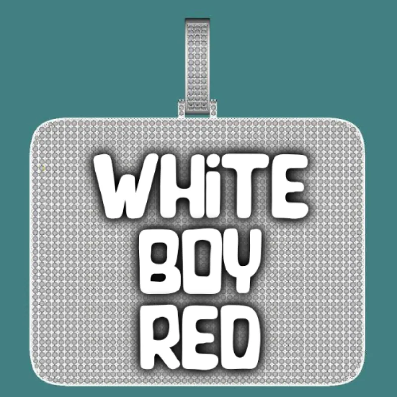 CUSTOM LETTER NECKLACE 3D BIG SQUARE sold by The GUU Shop