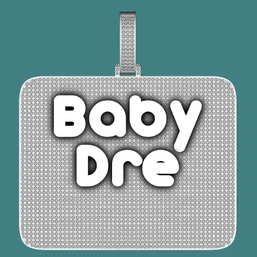 CUSTOM LETTER NECKLACE 3D BIG SQUARE sold by The GUU Shop