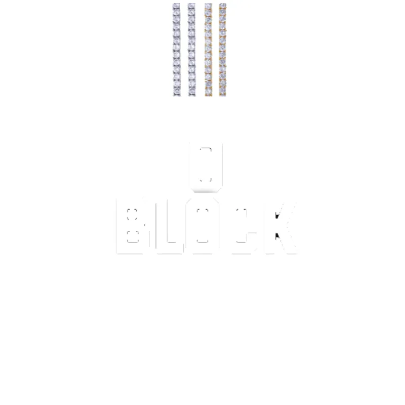 Custom Letters Baguette Two Layer Necklace made by The GUU Shop